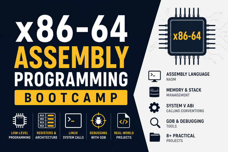 x86-64 Assembly Programming Bootcamp