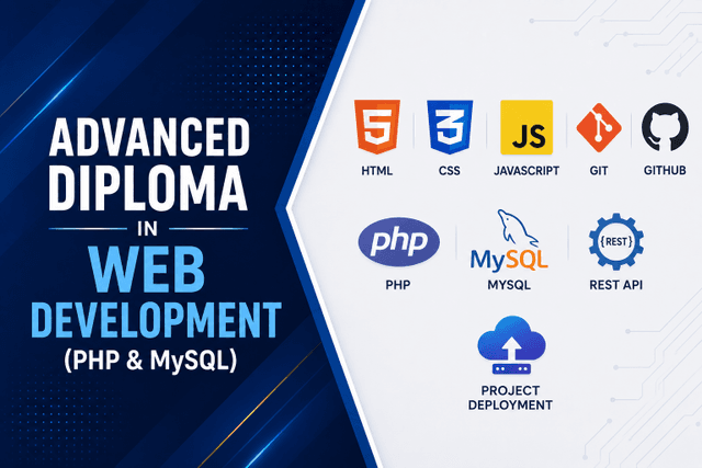 Advanced Diploma in Web Development (PHP & MySQL)
